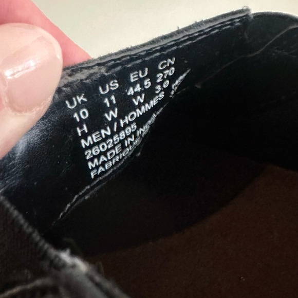 Bostonian Bolton Men's Black Leather Slip-On Shoes - Picture 6 of 9